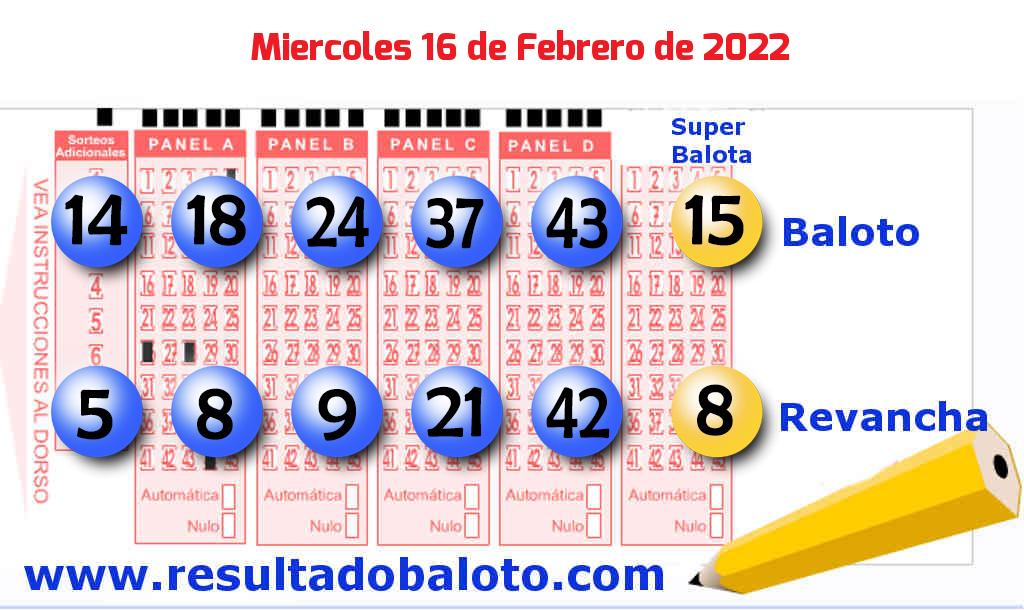 Baloto del 2022-02-16