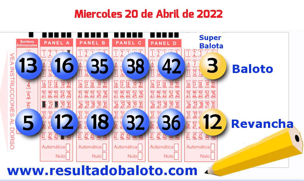 Baloto del 2022-04-20