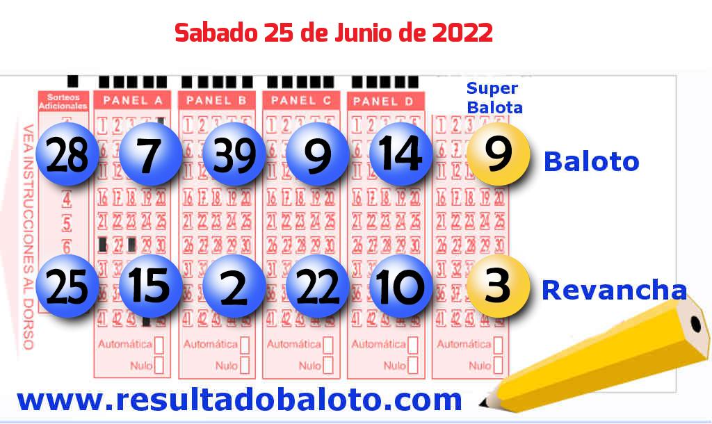 Baloto del 2022-06-25
