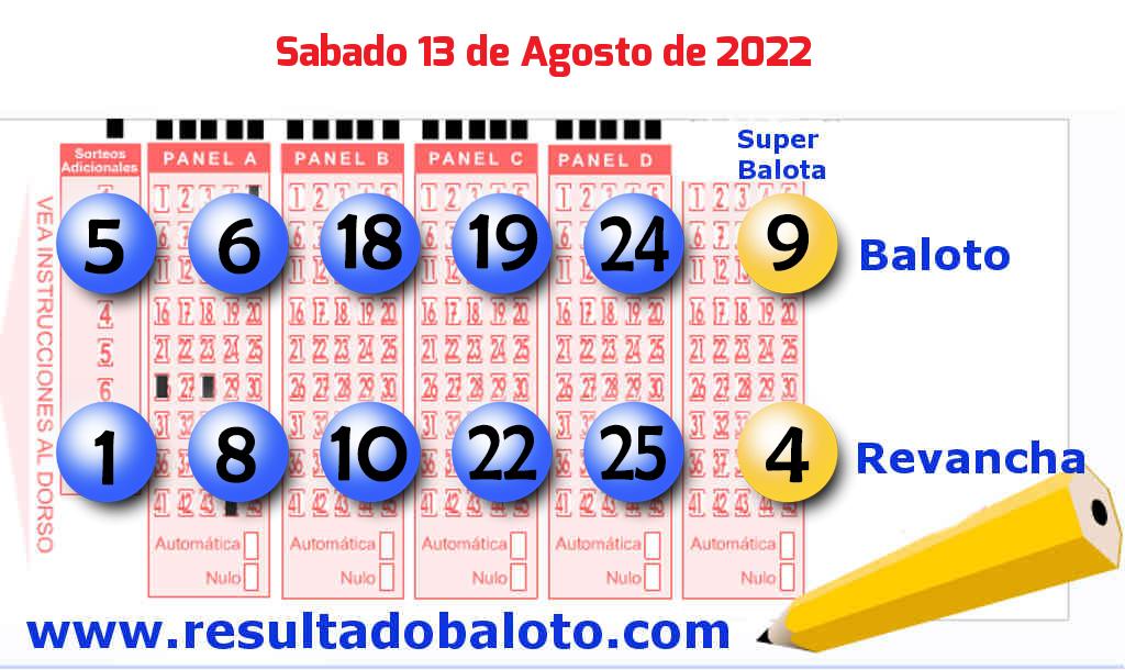 Baloto del 2022-08-13