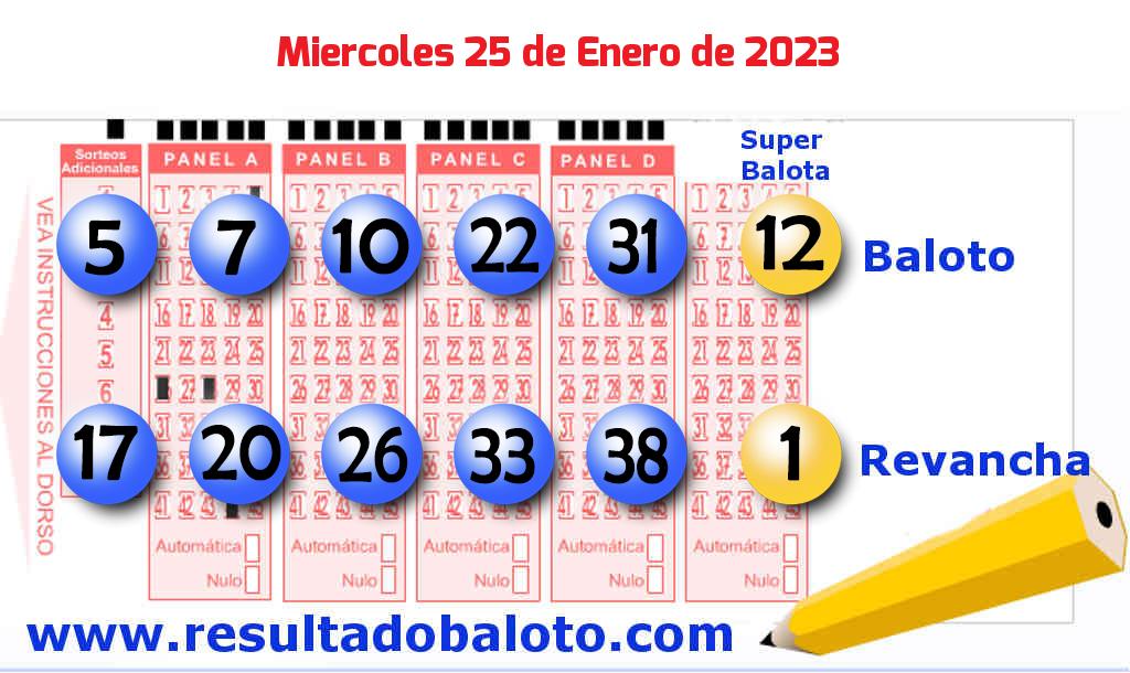 Baloto del 2023-01-25